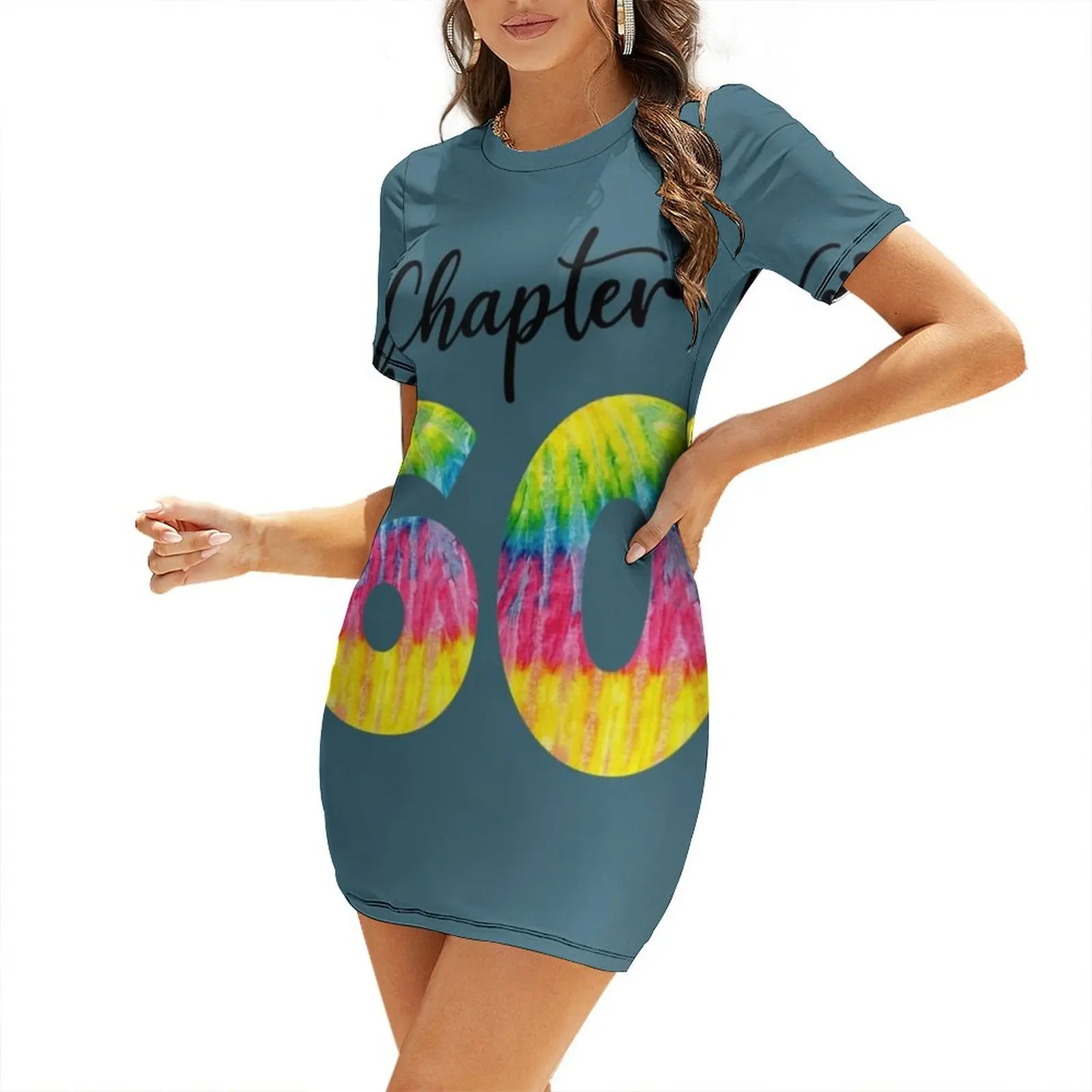 Summer Clothing For 60 Year Old Woman - 60th Birthday Tie Dye Chapter 60