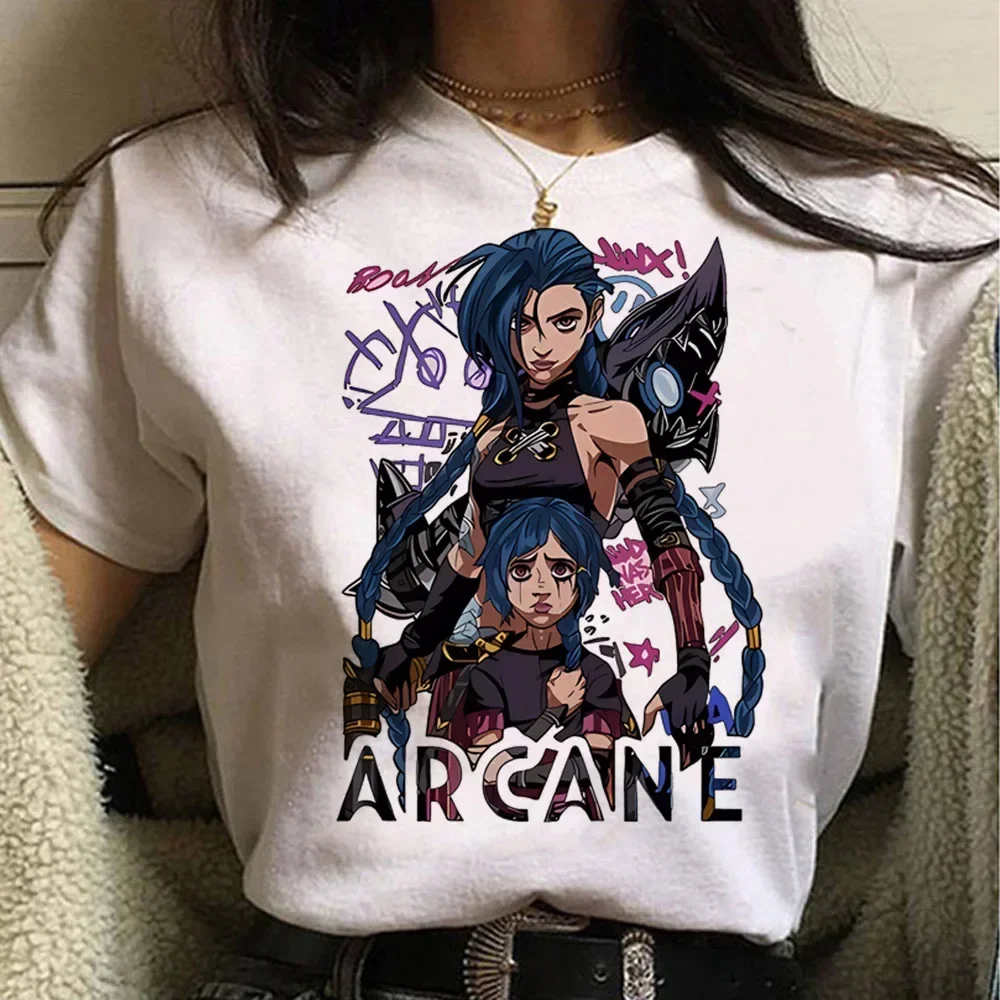 Jinx Arcane Monkey T Shirt Ani - đánh giá và giá Summer Grunge Clothing