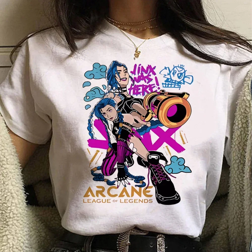 Jinx Arcane Monkey T Shirt Ani - đánh giá và giá Summer Grunge Clothing