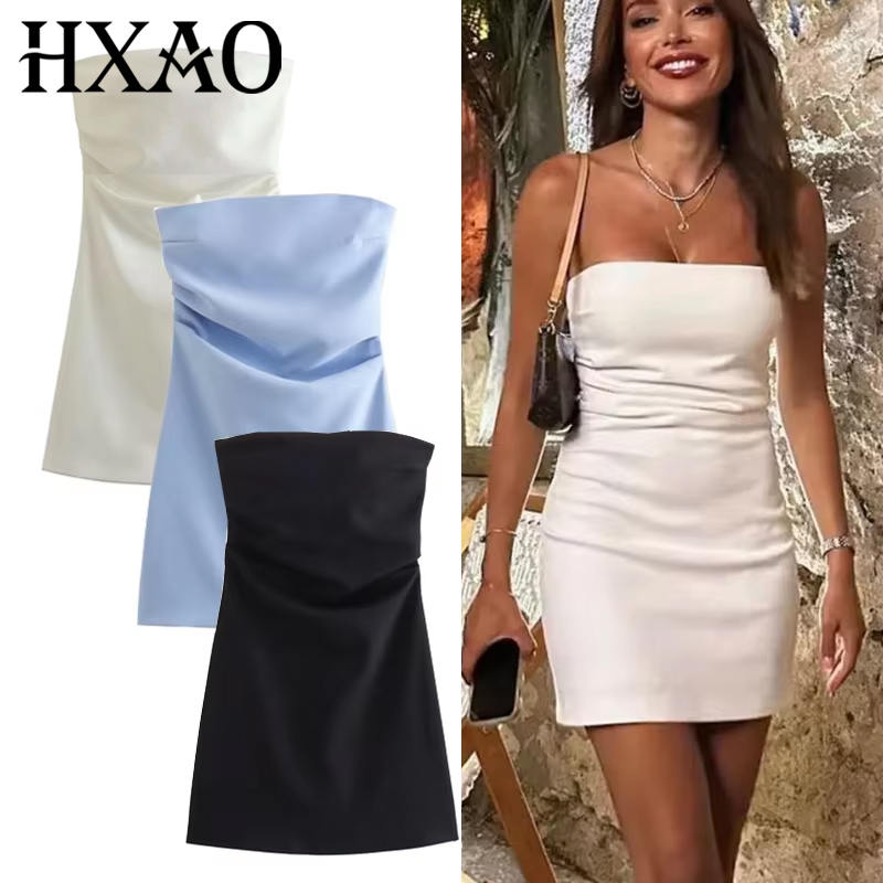 HXAO Dress Women Off Shoulder  - đánh giá và giá Summer Zara