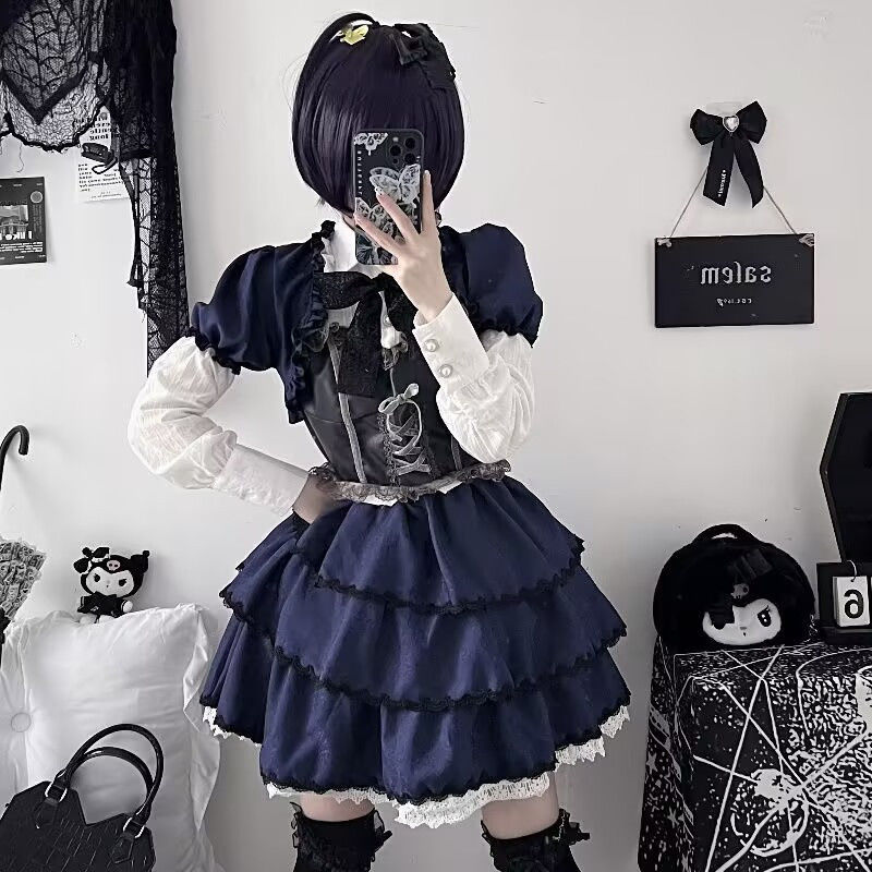 cosplay animation dress dark p - đánh giá và giá Summer Clothing For 60 Year Old Woman