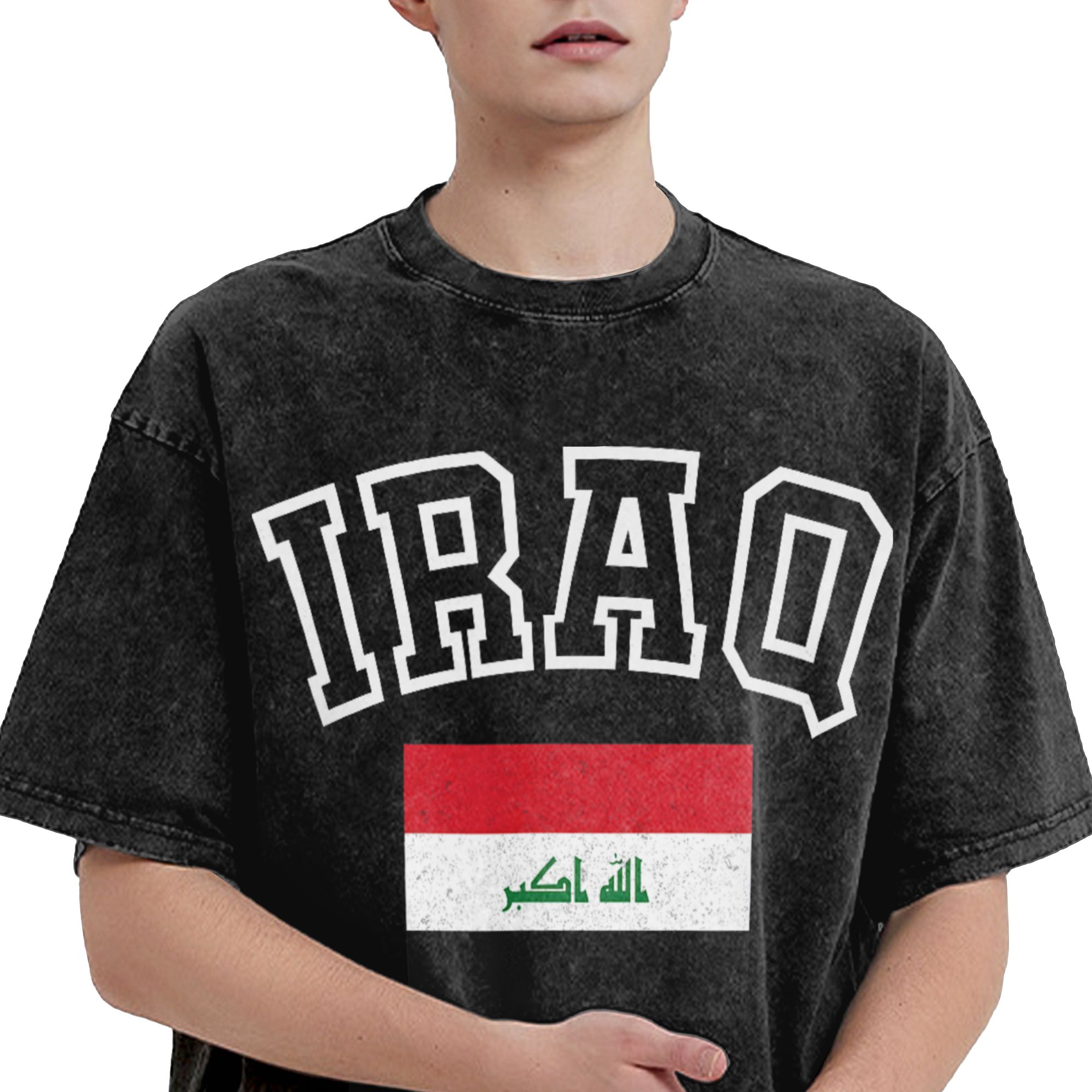Iraq Flag Retro Men's T Shirts - đánh giá và giá Summer Clothing Ideas Men