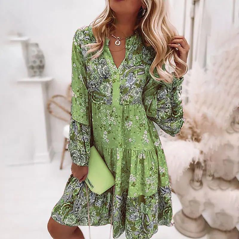 Casual Floral Print Dresses Fo - đánh giá và giá Summer Zara