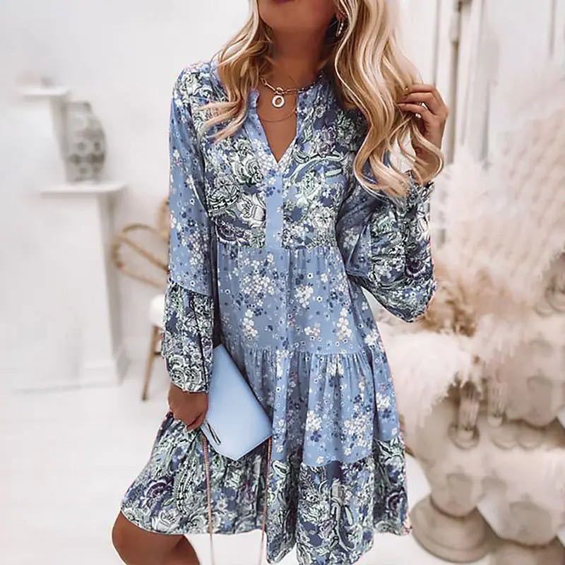 Casual Floral Print Dresses Fo - đánh giá và giá Summer Zara