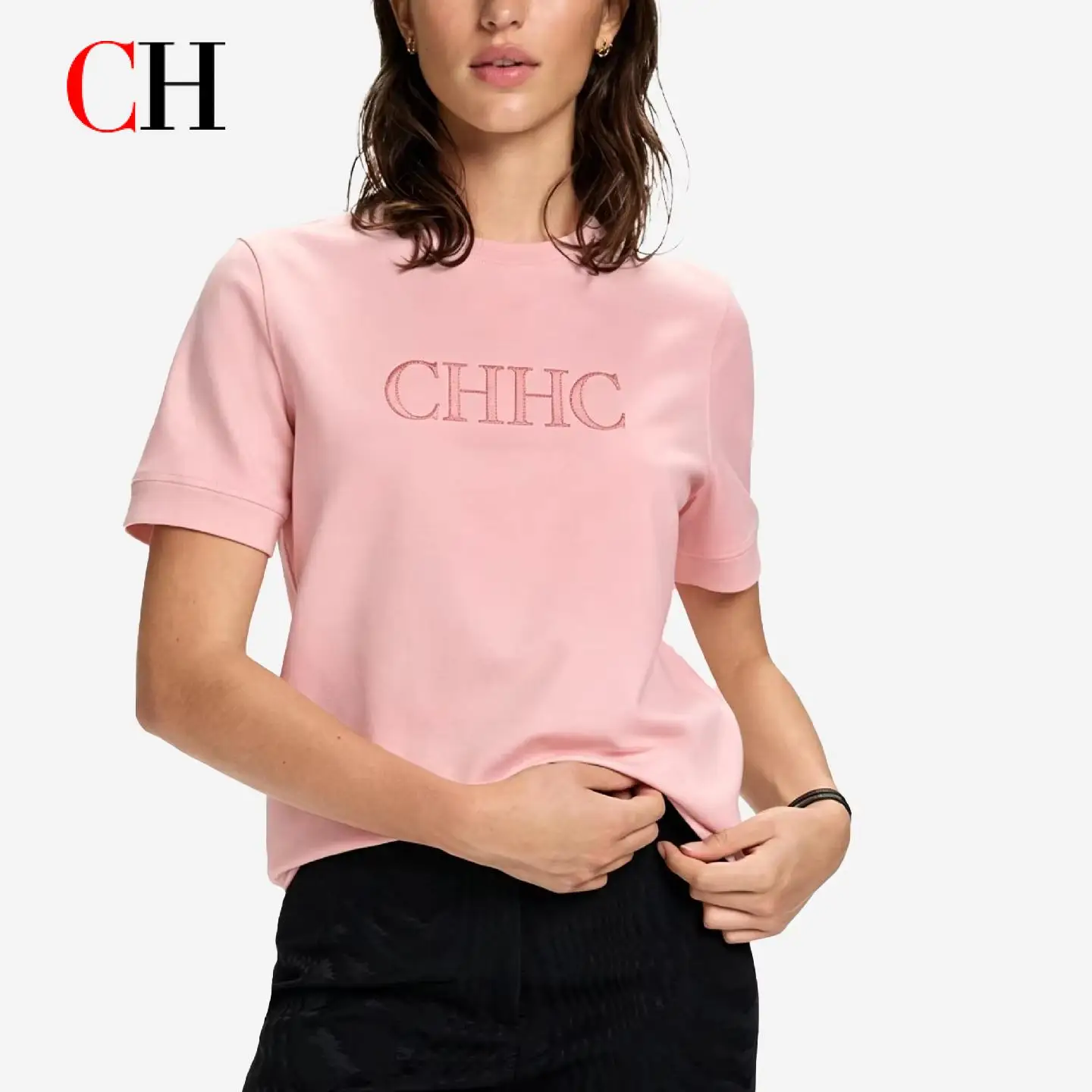 CH Women's Clothing Pink Cotto - đánh giá và giá Summer Clothing Logo