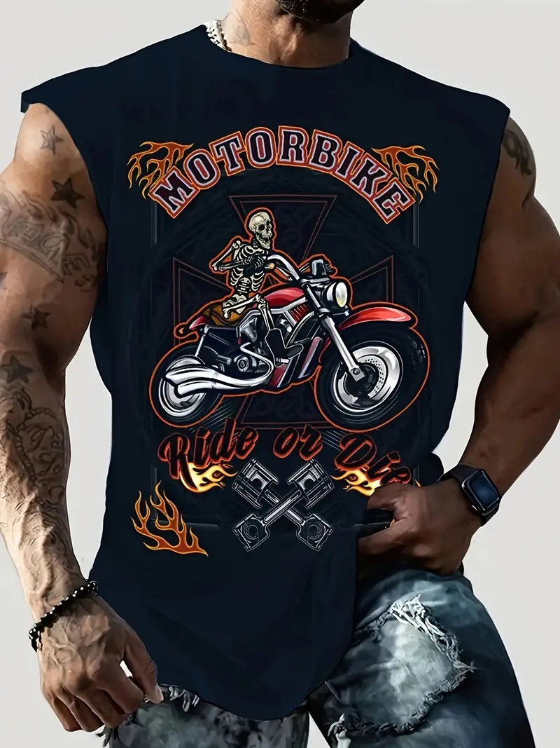 Summer New Men's Vest T-shirt  - đánh giá và giá Summer Viking Clothing