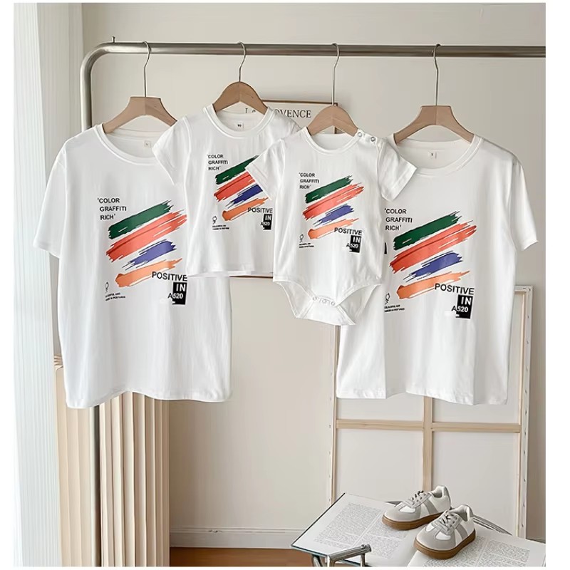 Family Look T Shirts 2026 Summ - đánh giá và giá Summer Clothing Drawing For Kids