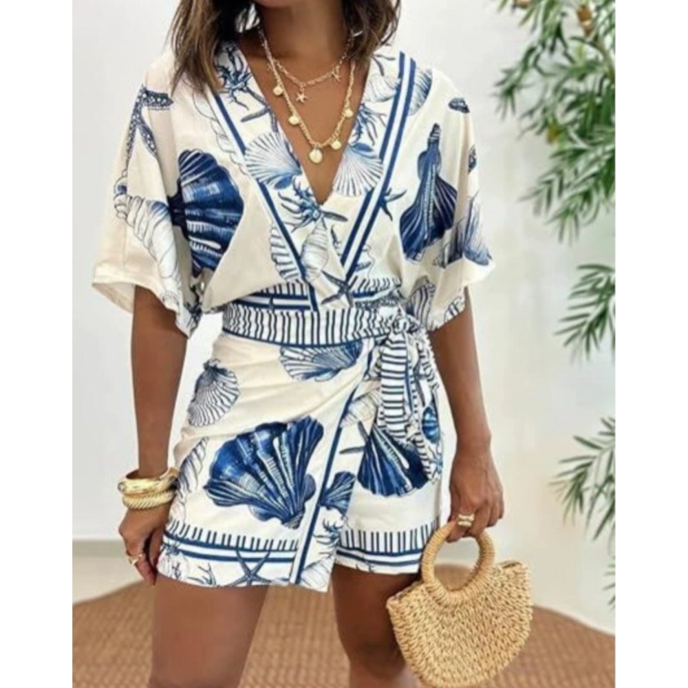 Fashion Printed Short Sleeve W - đánh giá và giá Summer Zara