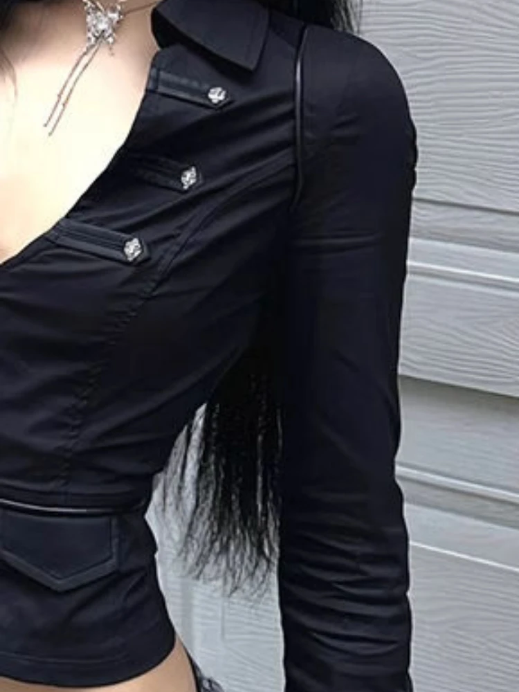 Y2k Aesthetic Women Sexy Blous - đánh giá và giá Summer Grunge Clothing