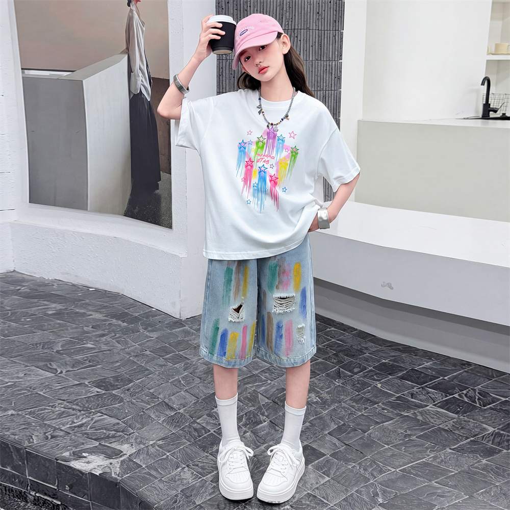 Children Fashion Summer Set fo - đánh giá và giá Summer Clothing Drawing For Kids