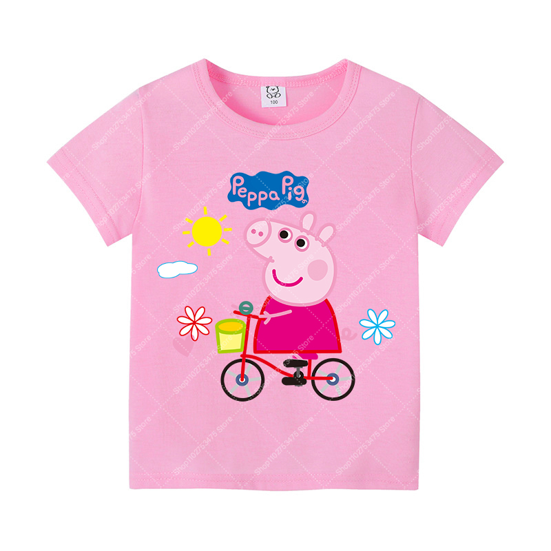 Kids Girl Cute Cotton T-shirt  - đánh giá và giá Summer Kids Clothing