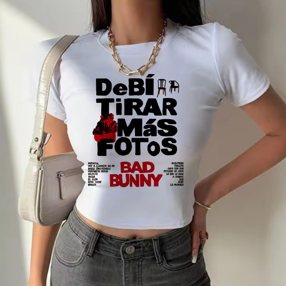 2026 Rapper Bad Bunny Tank Top - đánh giá và giá Summer Clothing Logo