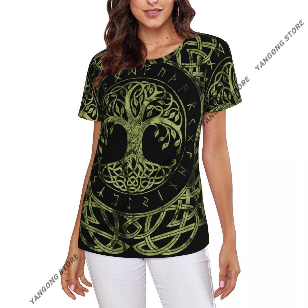 Women's T-shirt Norse Nordic V - đánh giá và giá Summer Viking Clothing