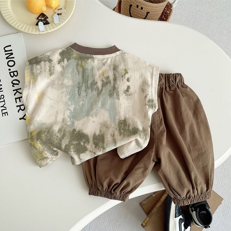 Korean Summer Toddler Baby Boy - đánh giá và giá Summer Clothing Drawing For Kids