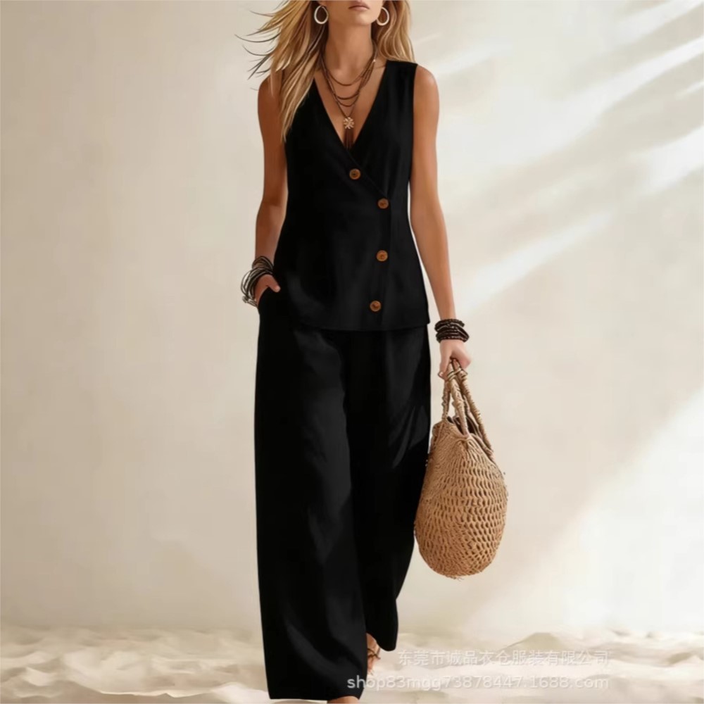 Fashion Deep V-neck Sleeveless - đánh giá và giá Summer Zara