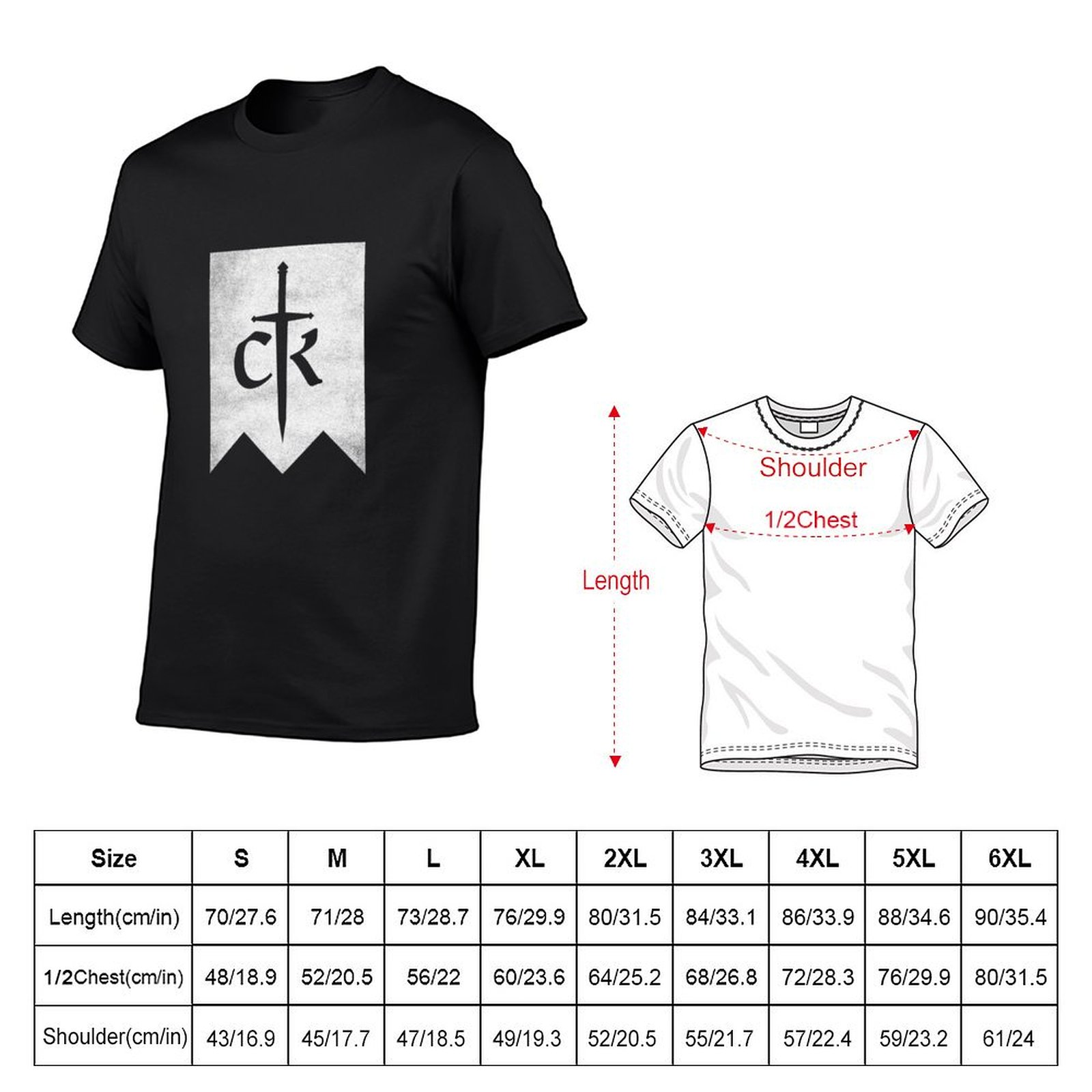 Crusader Kings 3 Distressed Lo - đánh giá và giá Summer Clothing Logo
