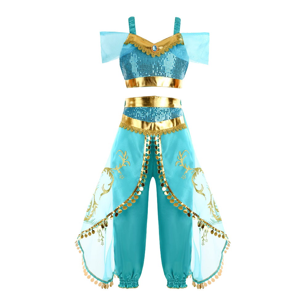 Girls Jasmine Fantasy Costume  - đánh giá và giá Summer Kids Clothing