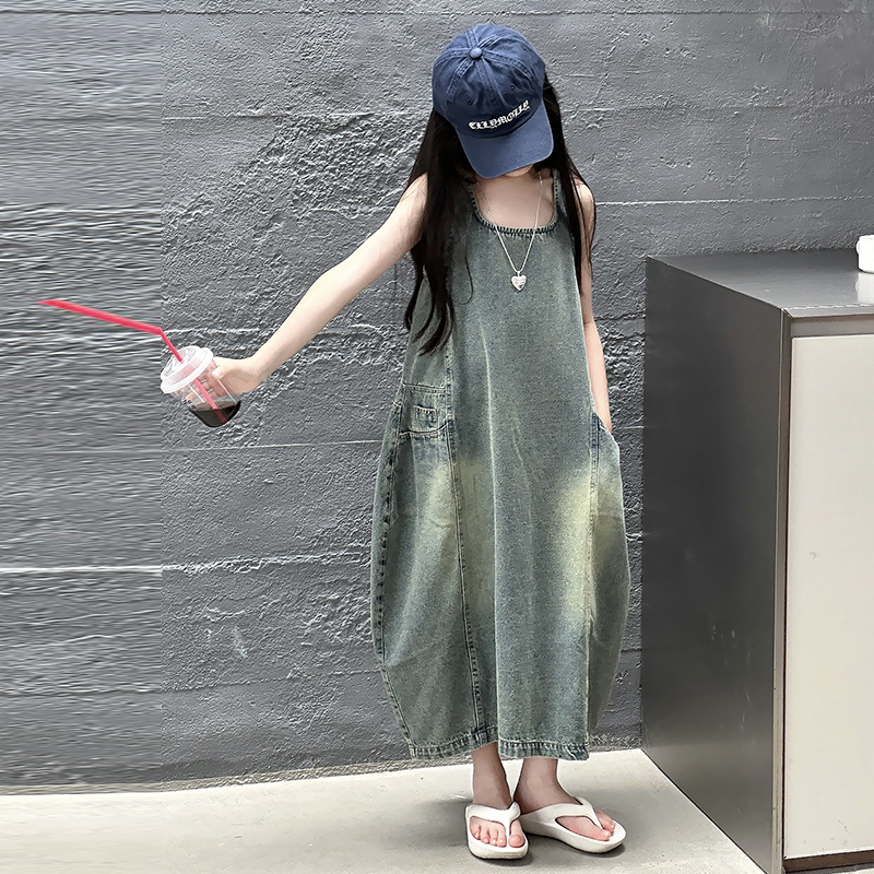 Vintage Blue Children Girls Hi - đánh giá và giá Summer Kids Clothing