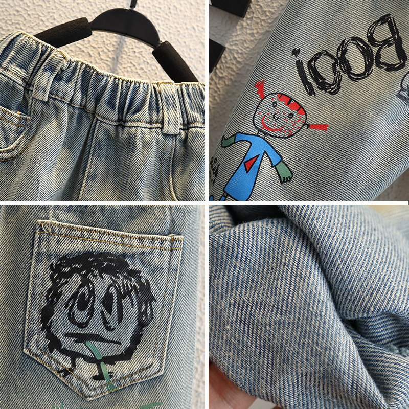 Baby Boy Jeans For Children Ch - đánh giá và giá Summer Clothing Drawing For Kids