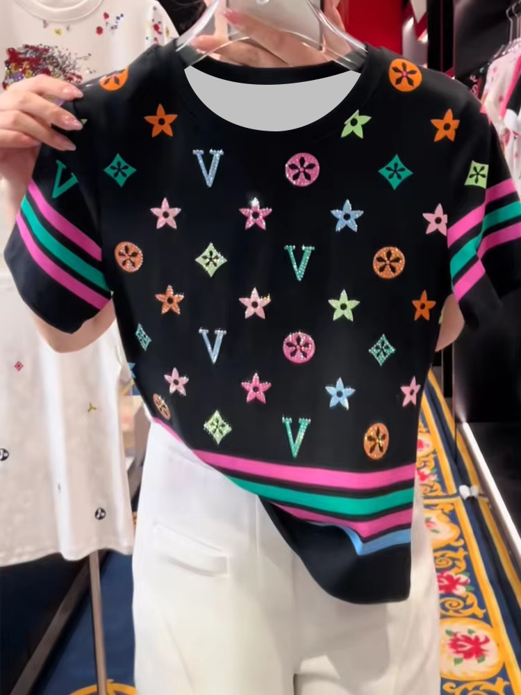 American Retro Colored Printed - đánh giá và giá Summer Clothing For 60 Year Old Woman
