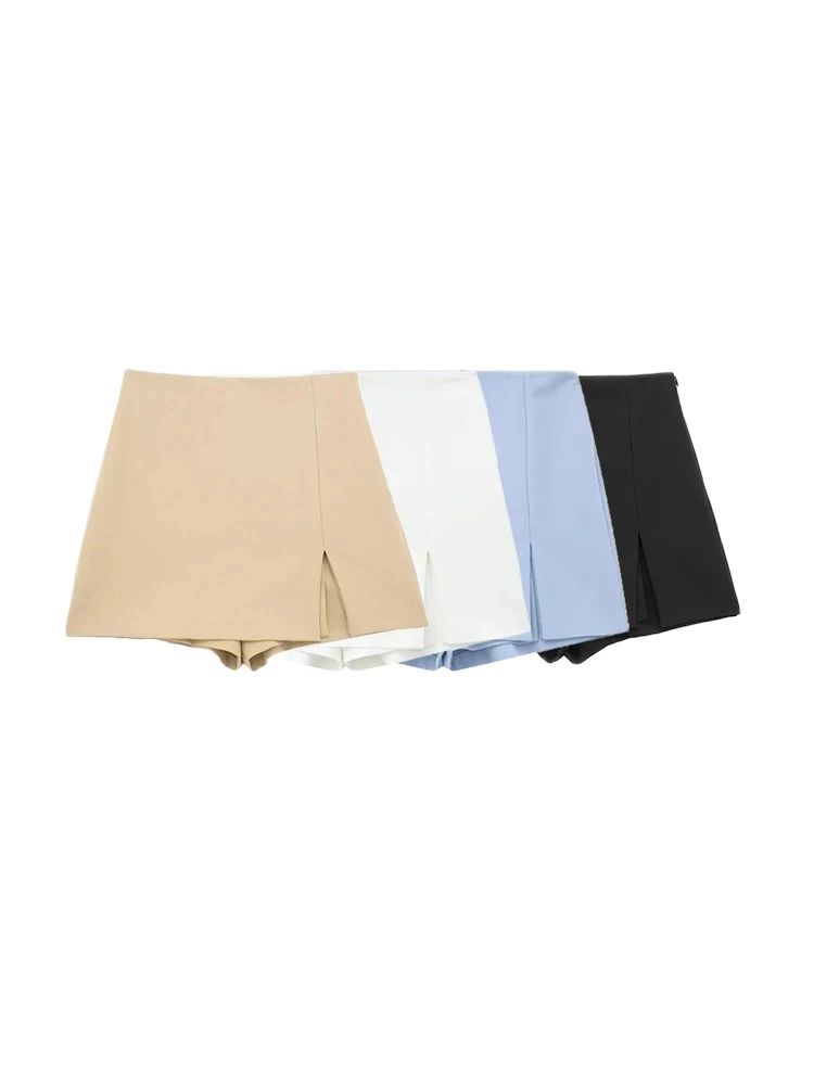 Women's Front Slit Shorts Skir - đánh giá và giá Summer Zara