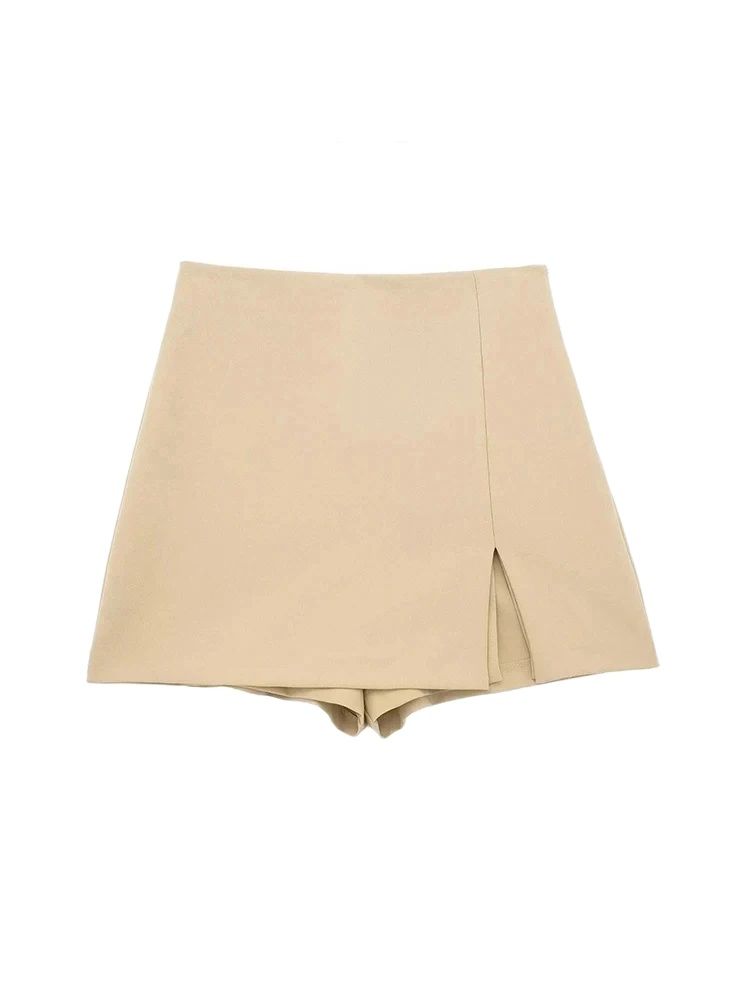 Women's Front Slit Shorts Skir - đánh giá và giá Summer Zara