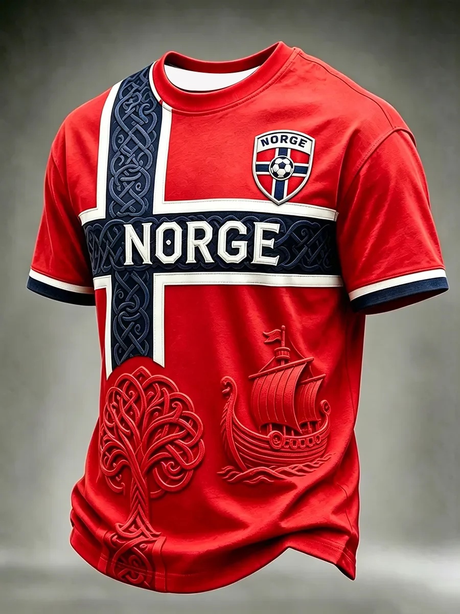 2026 Summer Men Norway Norge V - đánh giá và giá Summer Viking Clothing